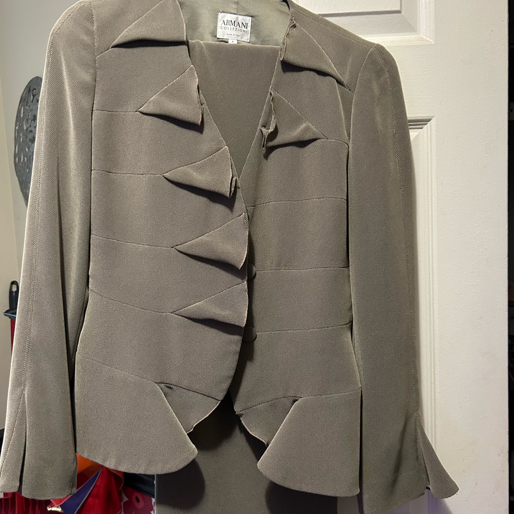 Armani Suit Size 4 Brand New